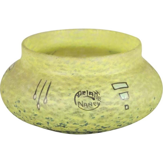 Image 1 of Coupe en verre vintage Art Déco par André Delatte Nancy, 1930