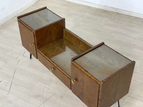 Image 1 of Mid Century commode lowboard vintage