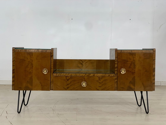 Image 1 of Mid Century commode lowboard vintage