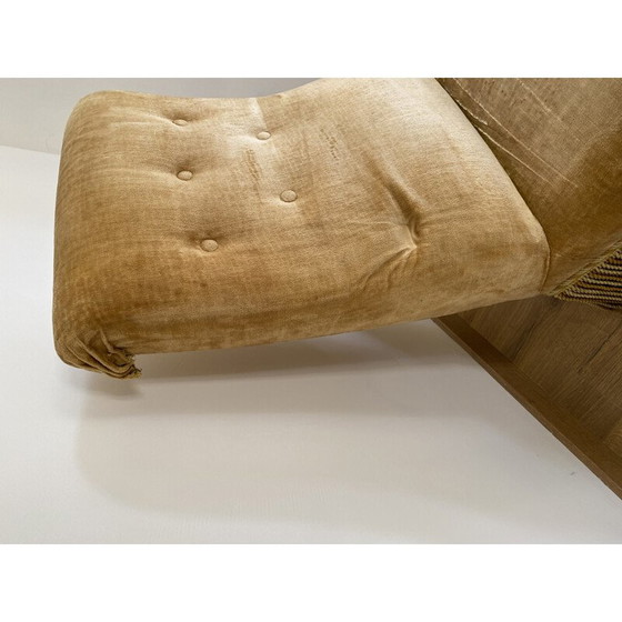 Image 1 of Fauteuil vintage en velours