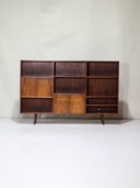 Bibliothèque en bois de rose Westergaard Danish Vintage