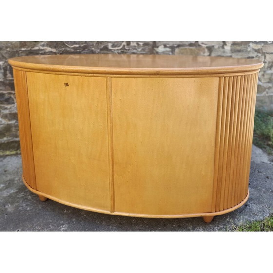 Image 1 of Commode vintage en bois et bambou pour Cerda, Italie 1980