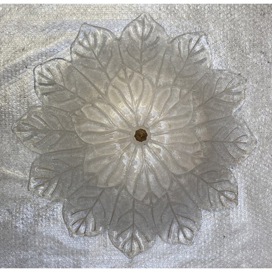 Image 1 of Lampe suspendue vintage en verre de Murano, 1975