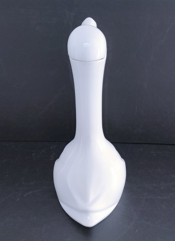 Image 1 of Carafe Oiseau Porcelaine Dlg Sandoz