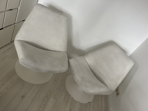 2x Cartel Living Melanie Swivel chairs Remise à neuf