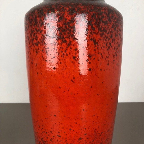 Image 1 of Grand vase vintage Pottery Super Fat Lava Vase Scheurich WGP 1970