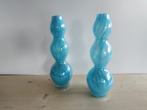 Image 1 of Ensemble de vases spéciaux en verre vintage