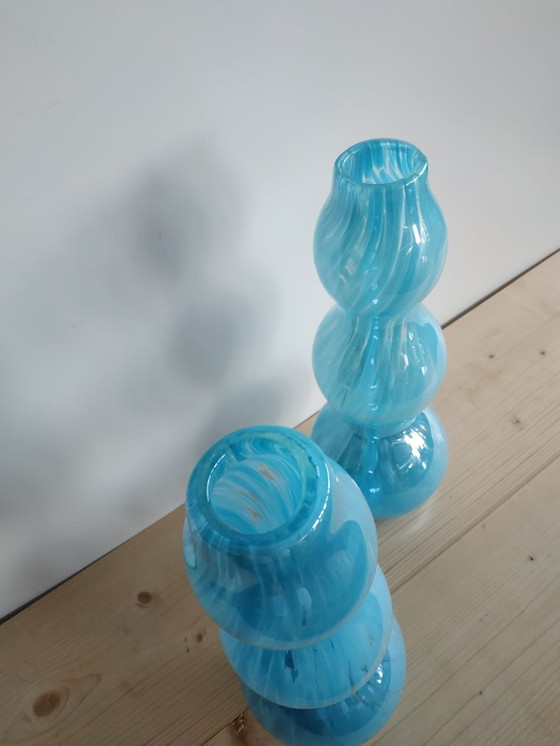 Image 1 of Ensemble de vases spéciaux en verre vintage