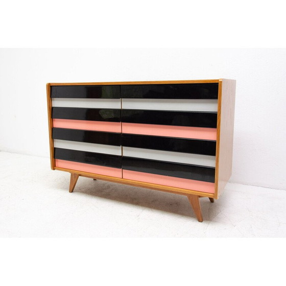 Image 1 of Commode vintage en hêtre et contreplaqué modèle no U-453 par Jiří Jiroutek pour Interiér Praha, Tchécoslovaquie 1960