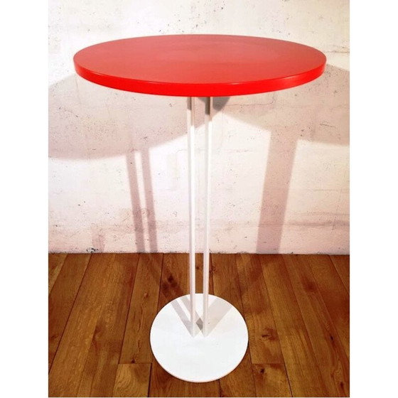 Image 1 of Support de table vintage en bois coloré