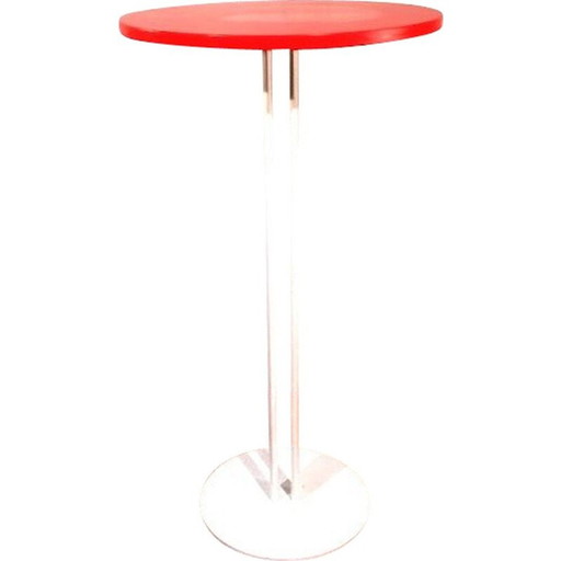 Support de table vintage en bois coloré