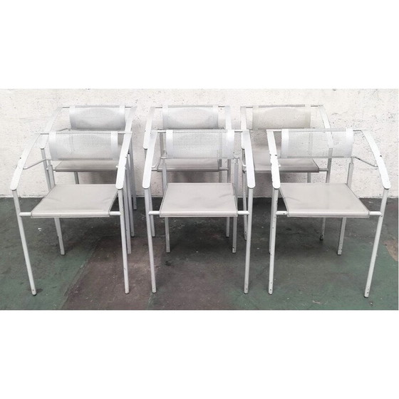 Image 1 of Chaise Vintage Ligne de Mouche Carre VI Italie