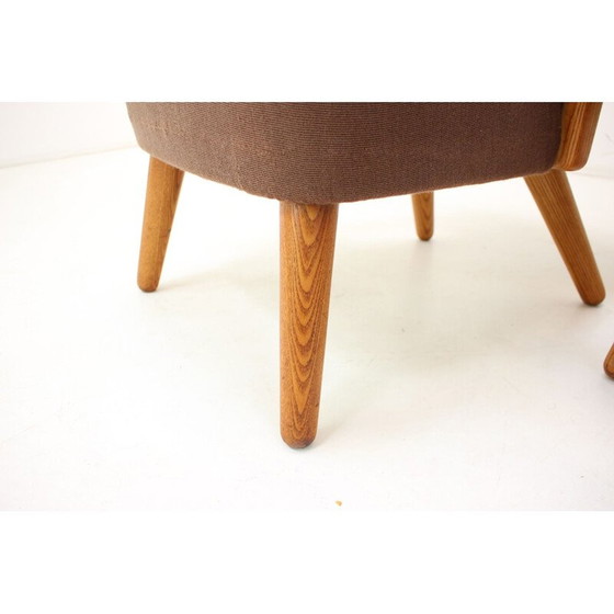 Image 1 of Paire de fauteuils vintage en chêne par Krasna Jizba, Tchécoslovaquie 1960