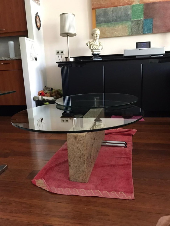 Image 1 of Rolf Benz Table basse avec plateaux pivotants