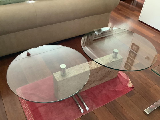 Image 1 of Rolf Benz Table basse avec plateaux pivotants