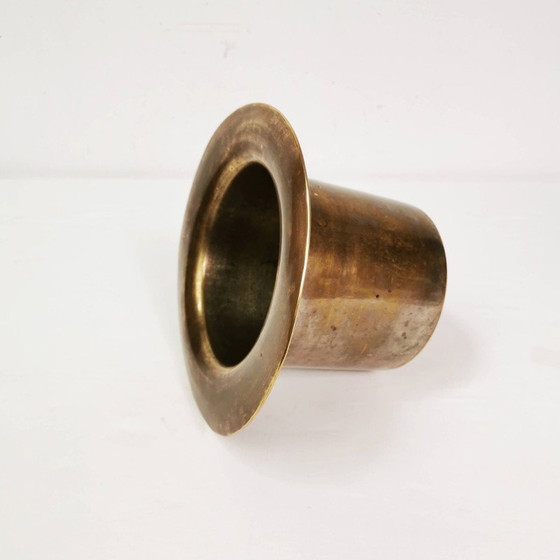 Image 1 of Glacière à champagne vintage en laiton, France années 1920