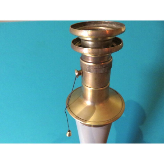 Image 1 of Lampe de bureau vintage en laiton, 1940