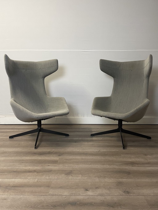 2X fauteuils Moroso Take A Line For A Walk