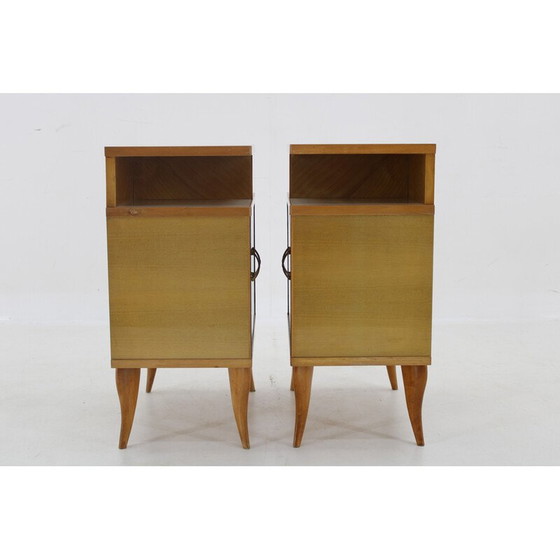 Image 1 of Paire de tables de chevet vintage en frêne, 1960