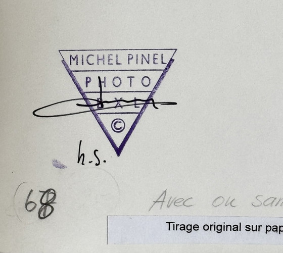 Image 1 of Michel Pinel 1949-2022 Superbe Photo Nu De Collection 