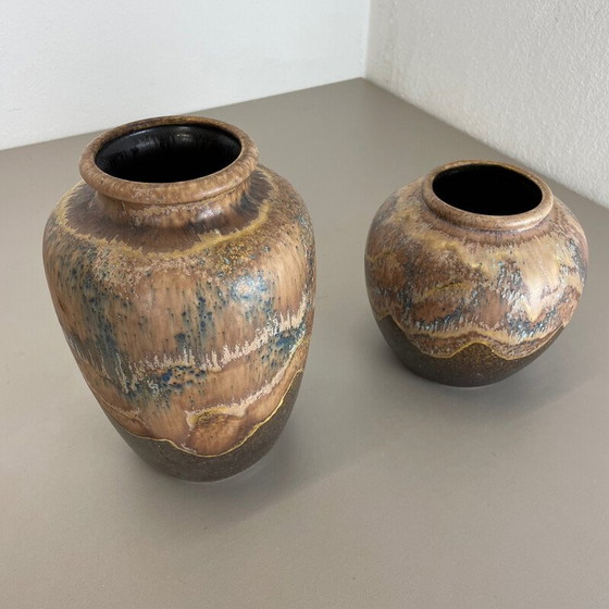 Image 1 of Paire de vases en céramique "lava" de Dümler et Breiden, Allemagne, années 1960
