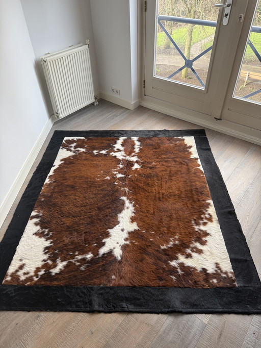 Tapis en peau de vache