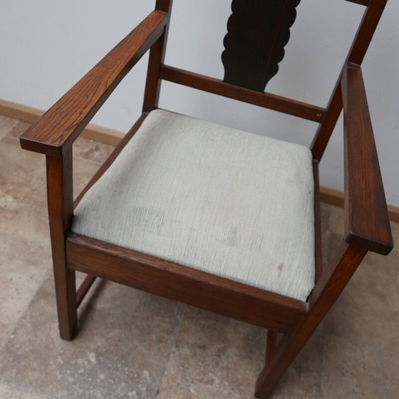 Image 1 of Fauteuil simple vintage Art Deco Ecole d'Amsterdam Hollande 1930s