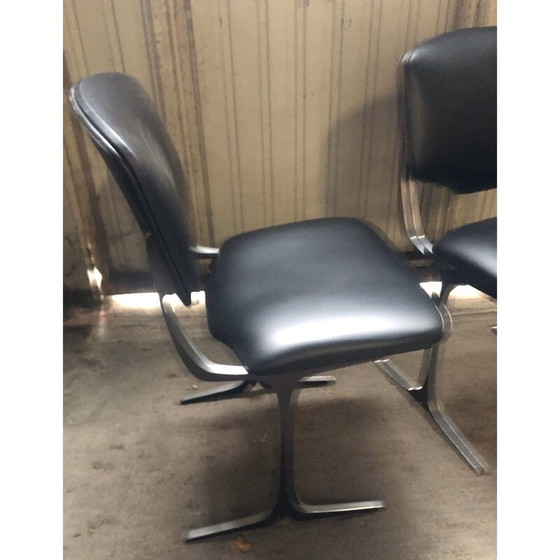 Image 1 of Ensemble de 6 chaises vintage par Pierre Pichard pour Ligne Roset, 1970