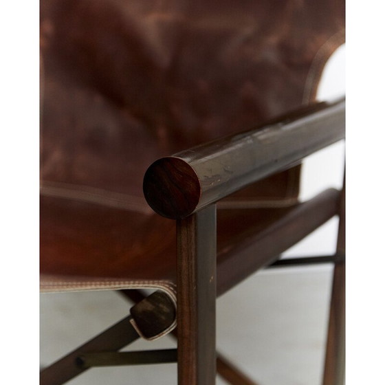 Image 1 of Fauteuil pliant et ottoman vintage modèle Pl22 par Carlo Hauner et Martin Eisler pour Oca