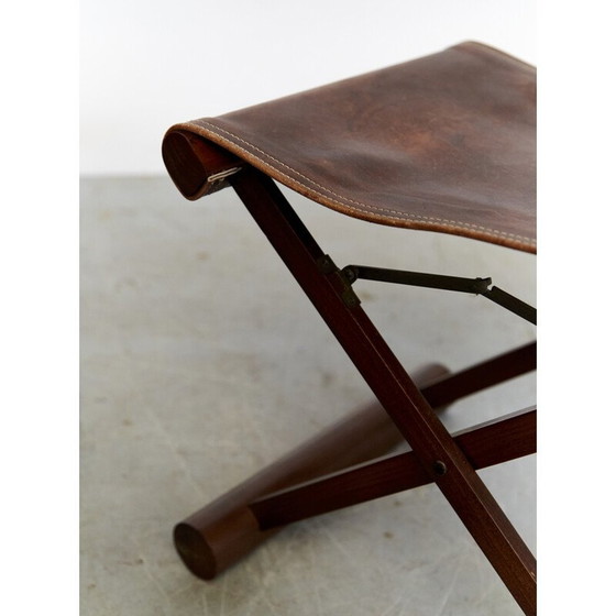 Image 1 of Fauteuil pliant et ottoman vintage modèle Pl22 par Carlo Hauner et Martin Eisler pour Oca