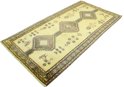 Tapis persan Ancien Ghashghaï Shiraz Tapis nomade 200 X 113 cm
