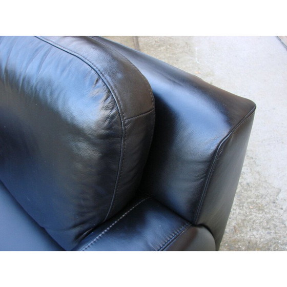 Image 1 of Fauteuil en cuir vintage de Musterring, Allemagne 1980
