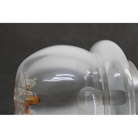 Image 1 of Lampe suspendue vintage en verre de Murano, Italie, années 1970