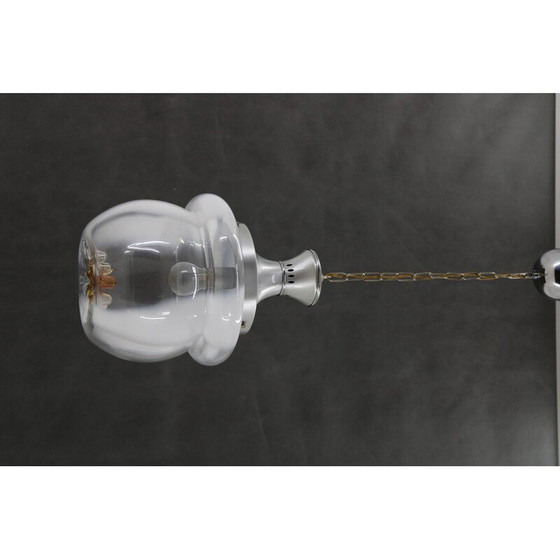 Image 1 of Lampe suspendue vintage en verre de Murano, Italie, années 1970