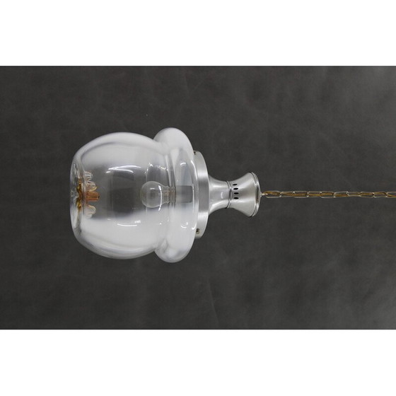 Image 1 of Lampe suspendue vintage en verre de Murano, Italie, années 1970