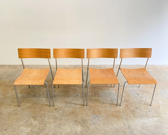 Image 1 of 4X Lammhults Campus Vintage Dining Chair