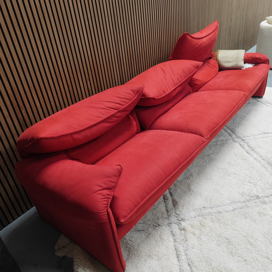 Image 1 of Cassina Maralunga 3 Seater New Red