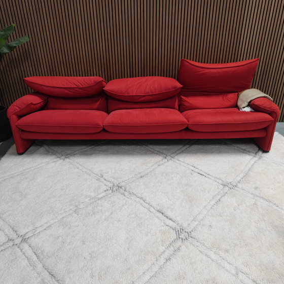 Image 1 of Cassina Maralunga 3 Seater New Red