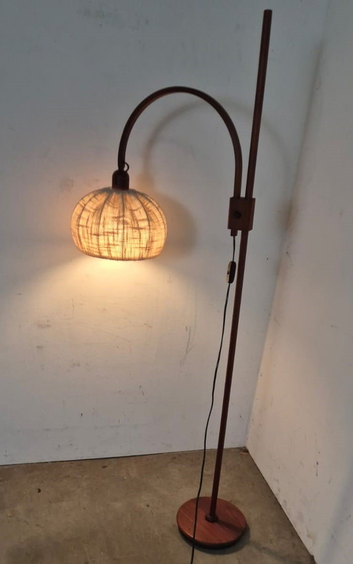 Lampadaire en teck design danois