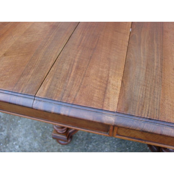 Image 1 of Table vintage en bois de chêne