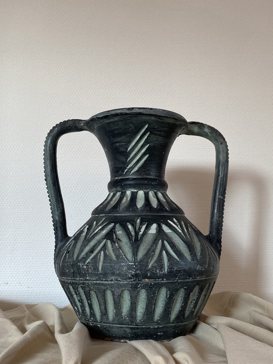 Image 1 of Vase Brutalist en céramique