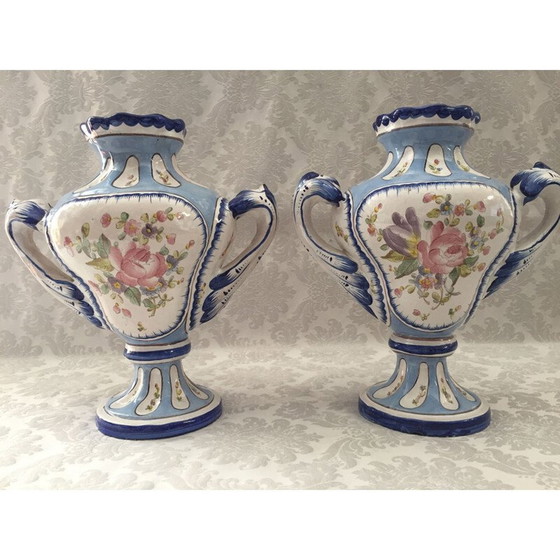 Image 1 of Paire de vases vintage, France 1950