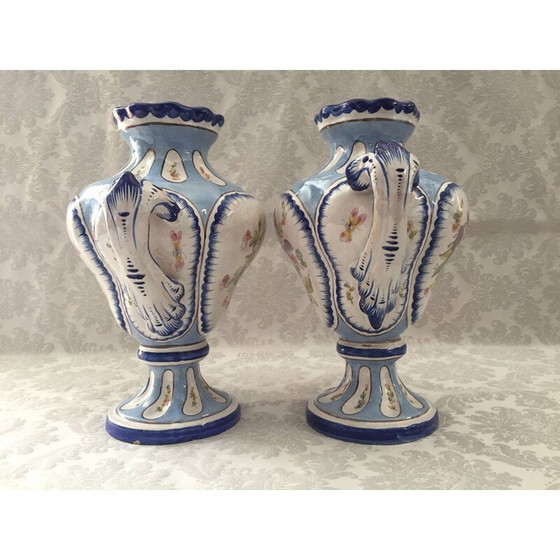 Image 1 of Paire de vases vintage, France 1950
