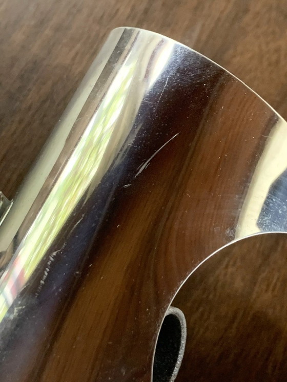 Image 1 of Appliques murales vintage en chrome, 1970's, lot de 2