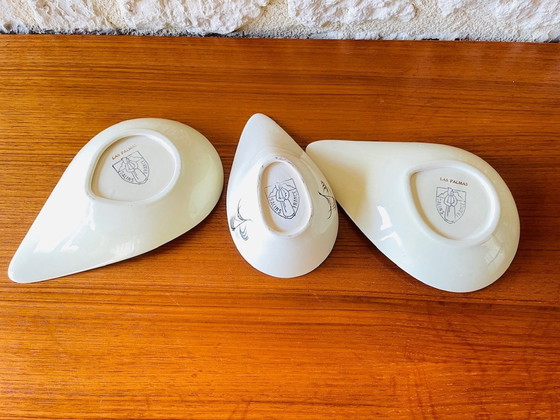 Image 1 of Salins, plats d'apéritif en céramique d'époque française, années 1960, lot de 3