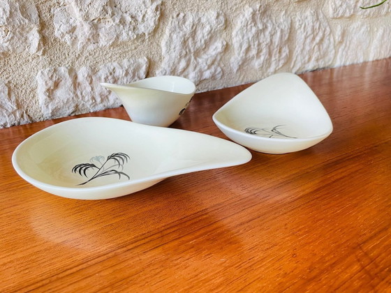 Image 1 of Salins, plats d'apéritif en céramique d'époque française, années 1960, lot de 3