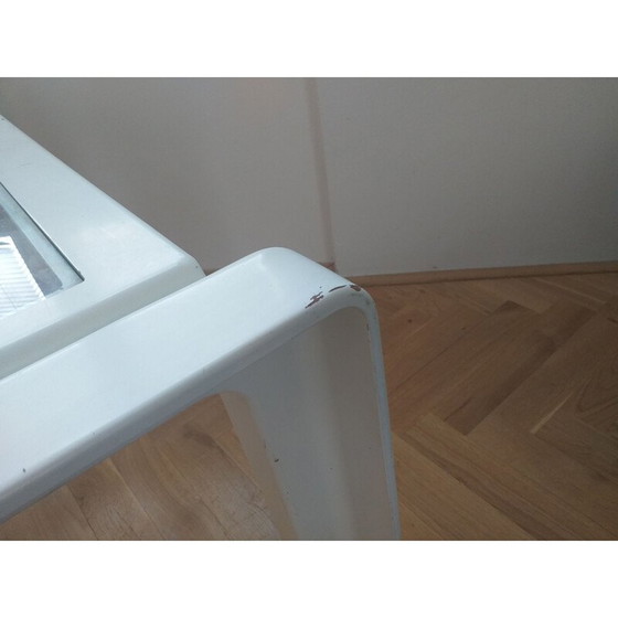 Image 1 of Table basse vintage en polyuréthane blanc, Italie 1970