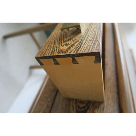 Image 1 of Secrétaire vintage danois en bois de macasar, années 1960