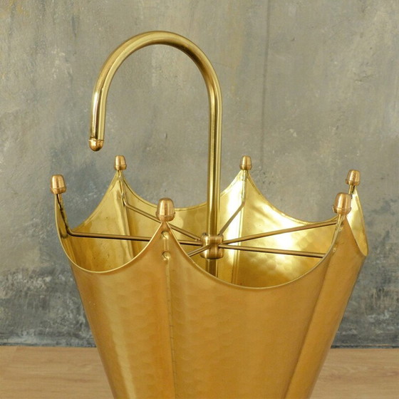 Image 1 of Porte-parapluies vintage en laiton 1950