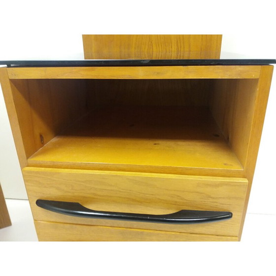 Image 1 of Buffet vintage en placage de bois par Mojmir Pozar, Tchèque 1960